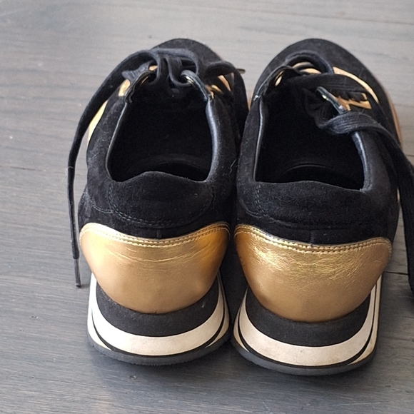 Sonia Rykiel Black & Good Platform Sneakers Sz 38 / 8 - Picture 6 of 12